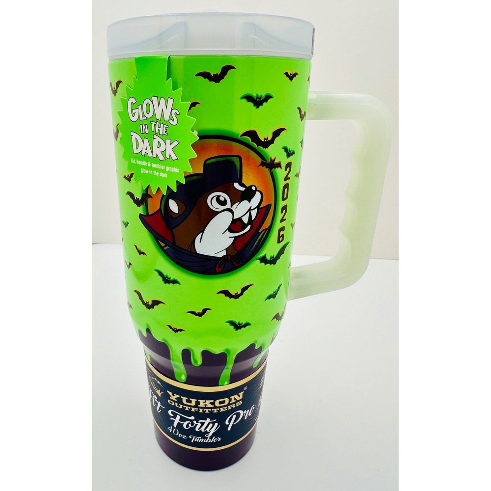 Buc-fees 2026 Yukon Outfitters Fit Forty Pro 40oz Tumbler Halloween Glow in Dark